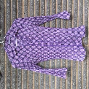 Laura Scott Purple Blouse